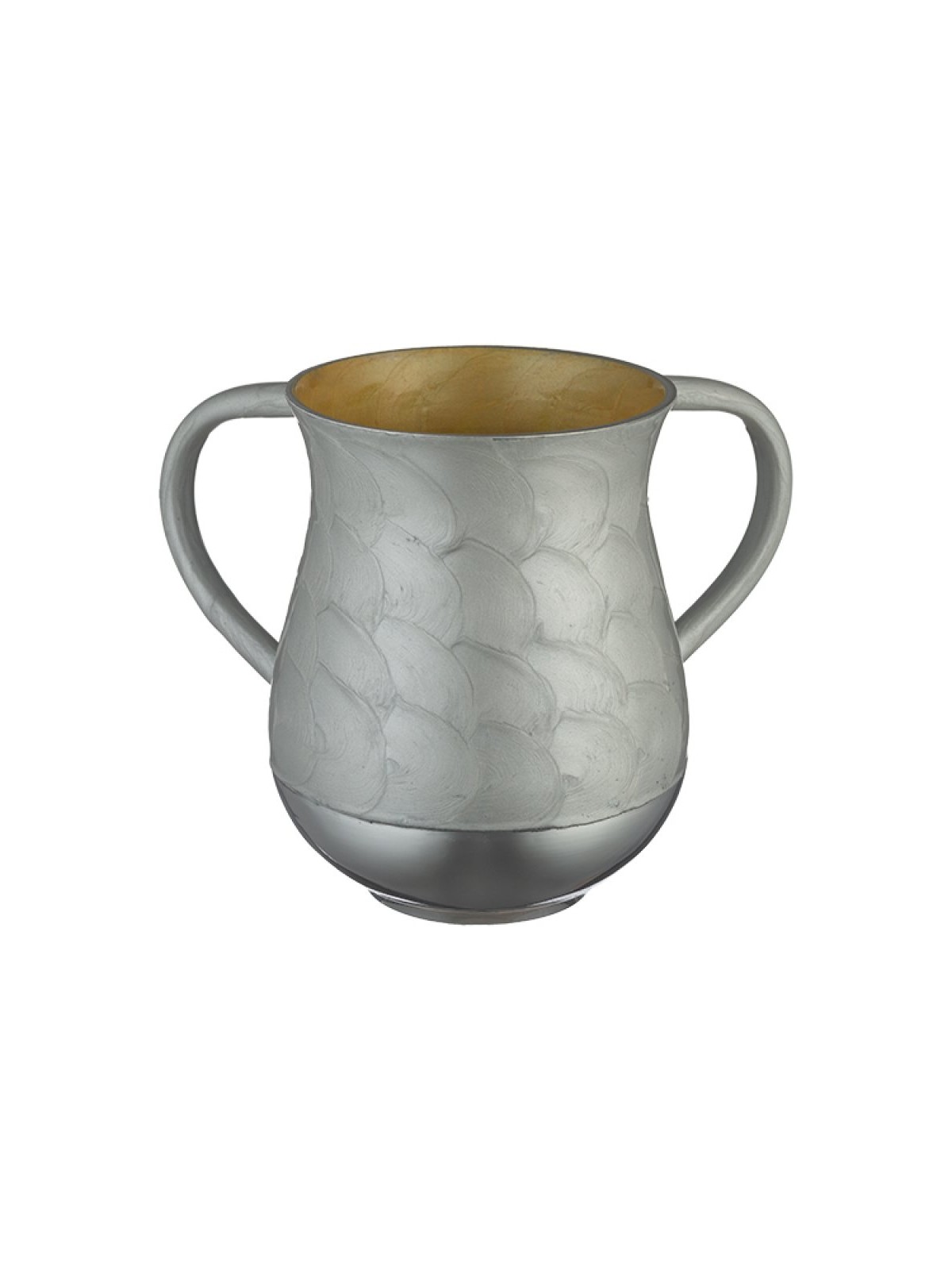 Netilat Yadayim Wash Cup Aluminum Silver Design | Wash Cups