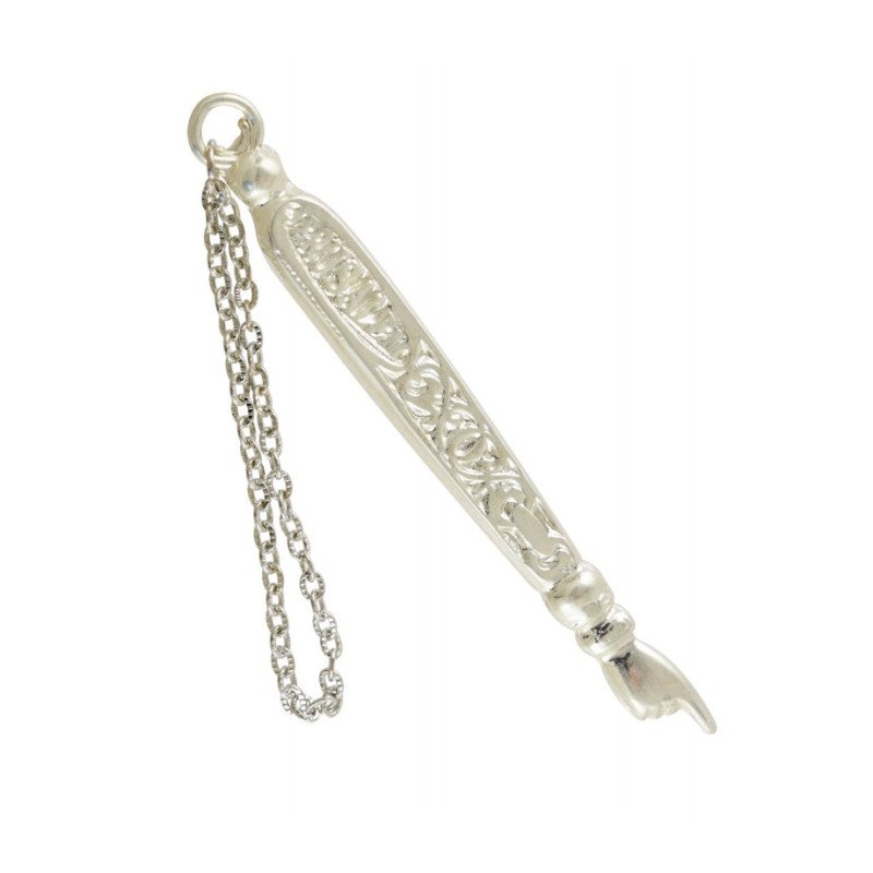 Decorative Metal Torah Pointer %96 Either Pewter o... | Torah Pointers