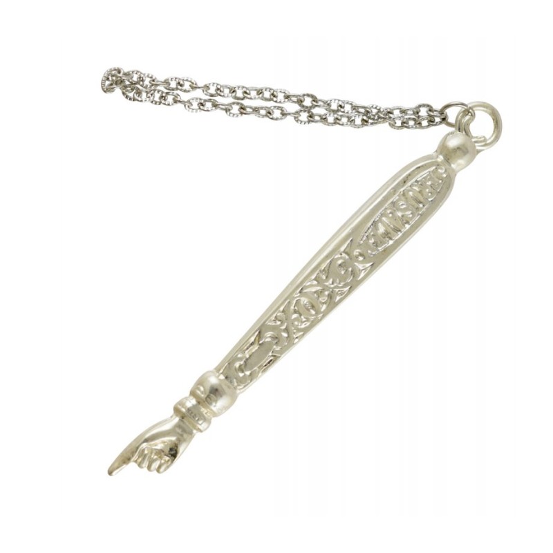 Decorative Metal Torah Pointer %96 Either Pewter o... | Torah Pointers