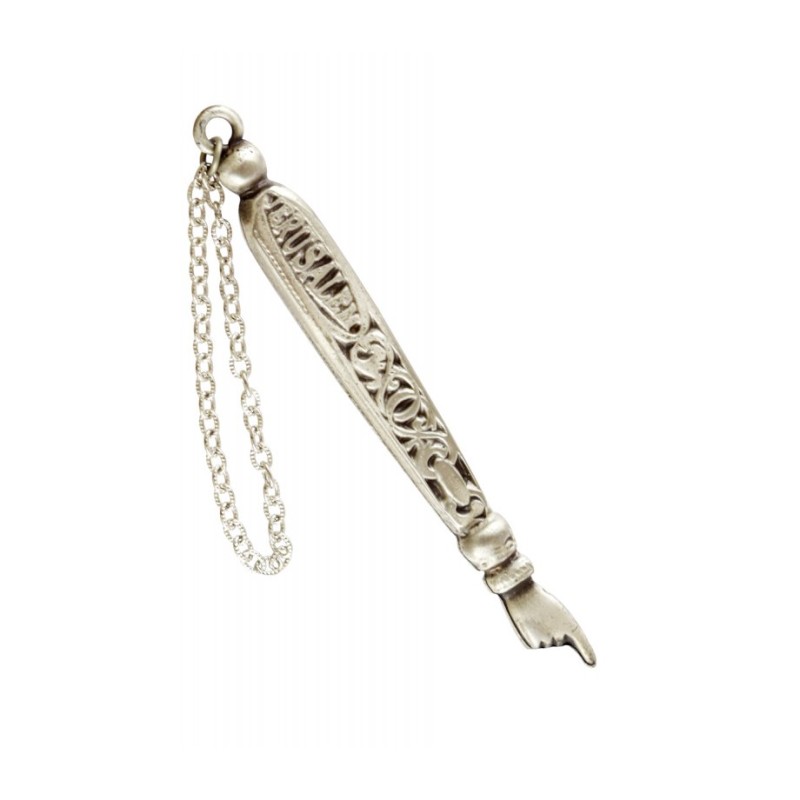 Decorative Metal Torah Pointer %96 Either Pewter o... | Torah Pointers