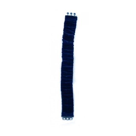 Dark Blue Velvet Handmade Torah Belt | Torah Belts