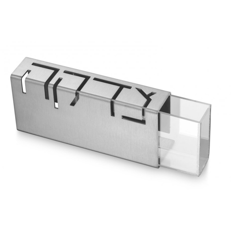 Adi Sidler Contemporary Anodized Aluminum Charity ... | Tzedakah boxes