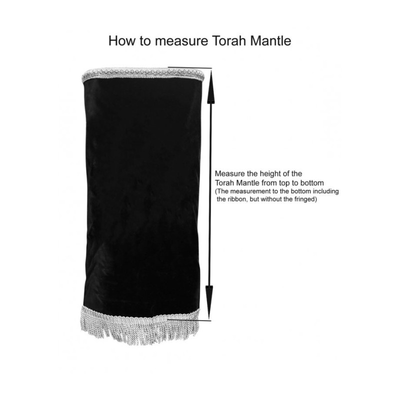 Velvet Torah Mantle Cover for Torah Scroll... | Torah Covers / Mantles