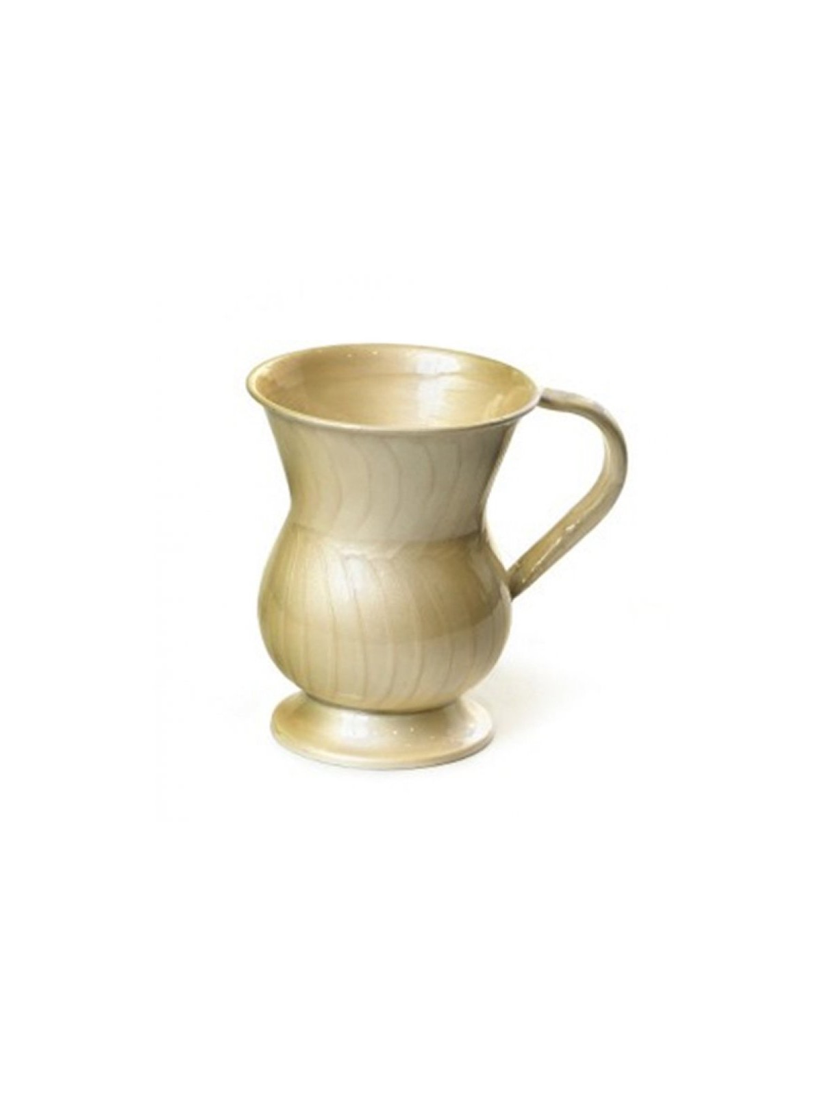 Stainless Steel Netilat Yadayim Ivory Wash Cup Hourglas... | Wash Cups