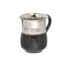 Stainless Steel Netilat Yadayim Wash Cup Dark Gray Enam... | Wash Cups