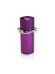 Dabbah Judaica Anodized Aluminum Tzedakah Box Purple | Tzedakah boxes