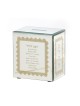 Crystal Tzedakah Box Prayer in Gold for Worthy Chi... | Tzedakah boxes