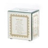 Crystal Tzedakah Box Prayer in Gold for Worthy Chi... | Tzedakah boxes