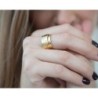 Handmade 18K Gold-Plated Eshet Chayil Adjustable Ring (Proverbs 31)