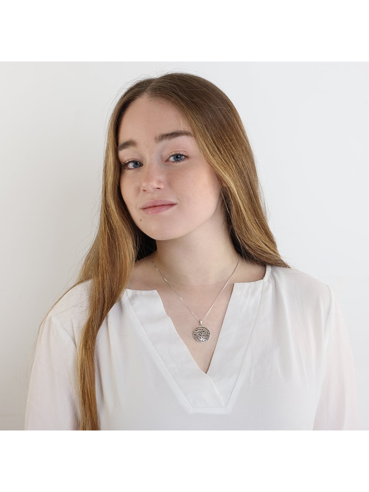 925 Sterling Silver Shema Yisrael Necklace