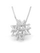 Sterling Silver Merkaba Star of David Kabbalah Necklace