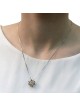 Sterling Silver Merkaba Star of David Kabbalah Necklace