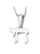 Dainty 14K Gold Chai Pendant - Yellow or White Gold