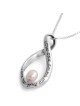 Sterling Silver Eternity Twist with Pearl - Woman of Valor - Proverbs