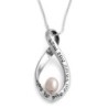 Sterling Silver Eternity Twist with Pearl - Woman of Valor - Proverbs