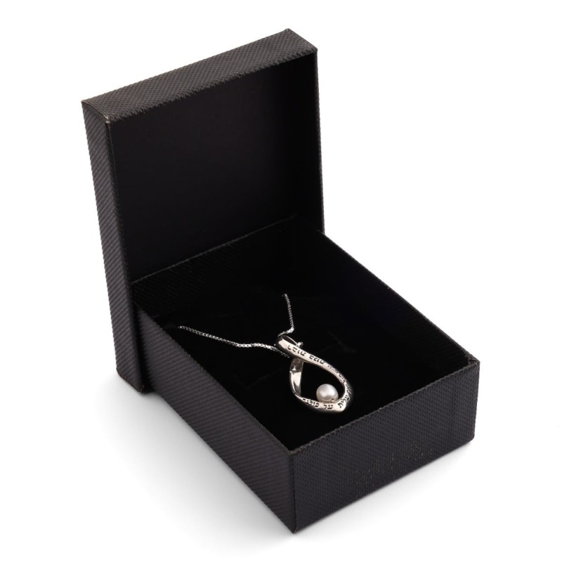 Sterling Silver Eternity Twist with Pearl - Woman of Valor - Proverbs