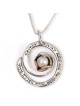 Silver and Gold Eshet Chayil (Woman of Valor) Hebrew Pearl Necklace -