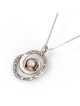 Silver and Gold Eshet Chayil (Woman of Valor) Hebrew Pearl Necklace -