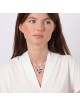 Zircon Stone-Encrusted 925 Sterling Silver Star of David Pendant Neckl