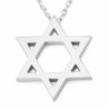 Deluxe 14K Gold Star of David Pendant Necklace - Unisex