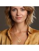 Deluxe 14K Gold Star of David Pendant Necklace - Unisex