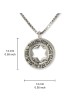 Ana Bekoach: Sterling Silver Double Star of David Kabbalah Necklace -