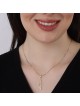 14K Gold Outline Map of Israel Pendant