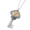 Tikun Klali Key Kabbalah Pendant with an Inside Rotating Coin