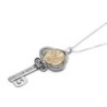 Tikun Klali Key Kabbalah Pendant with an Inside Rotating Coin