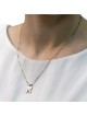 Gold and Silver Chai Necklace with Nishmat Kol Chai Prayer