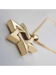 Grand Star of David Necklace with Micro-Inscribed Bible Chip - Silver