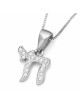 14K Gold Chai Pendant Necklace with Diamonds