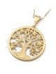 Deluxe 14K Gold Tree of Life Pendant Necklace
