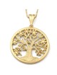 Deluxe 14K Gold Tree of Life Pendant Necklace