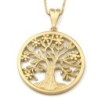 Deluxe 14K Gold Tree of Life Pendant Necklace