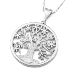 Deluxe 14K Gold Tree of Life Pendant Necklace