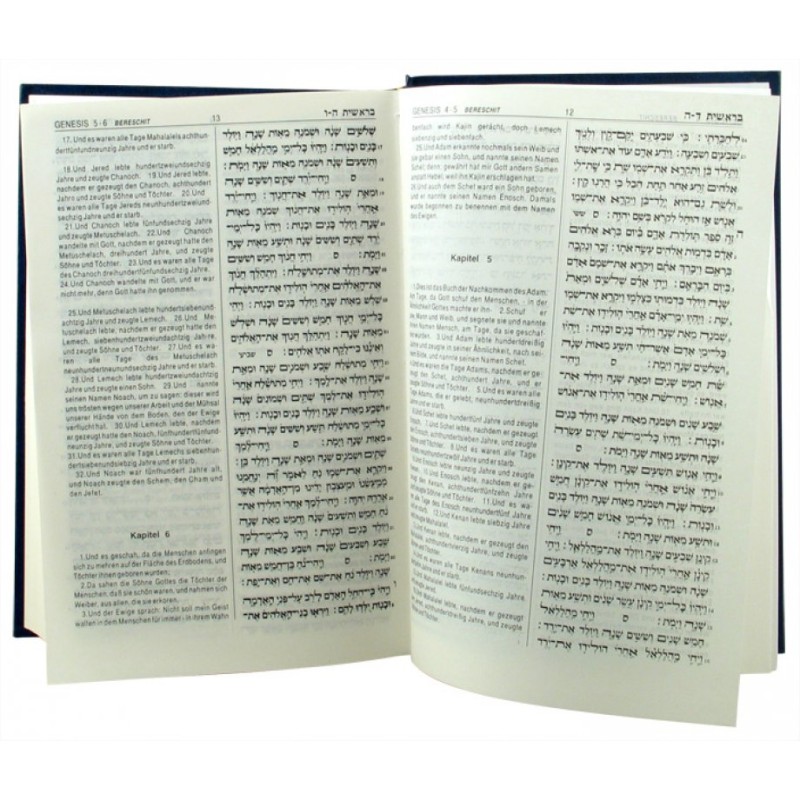Hard Backed Tanach Volume with German Translation | Bibles