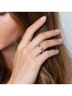 Ani Ledodi Sterling Silver Twisted Rope-Style Ring