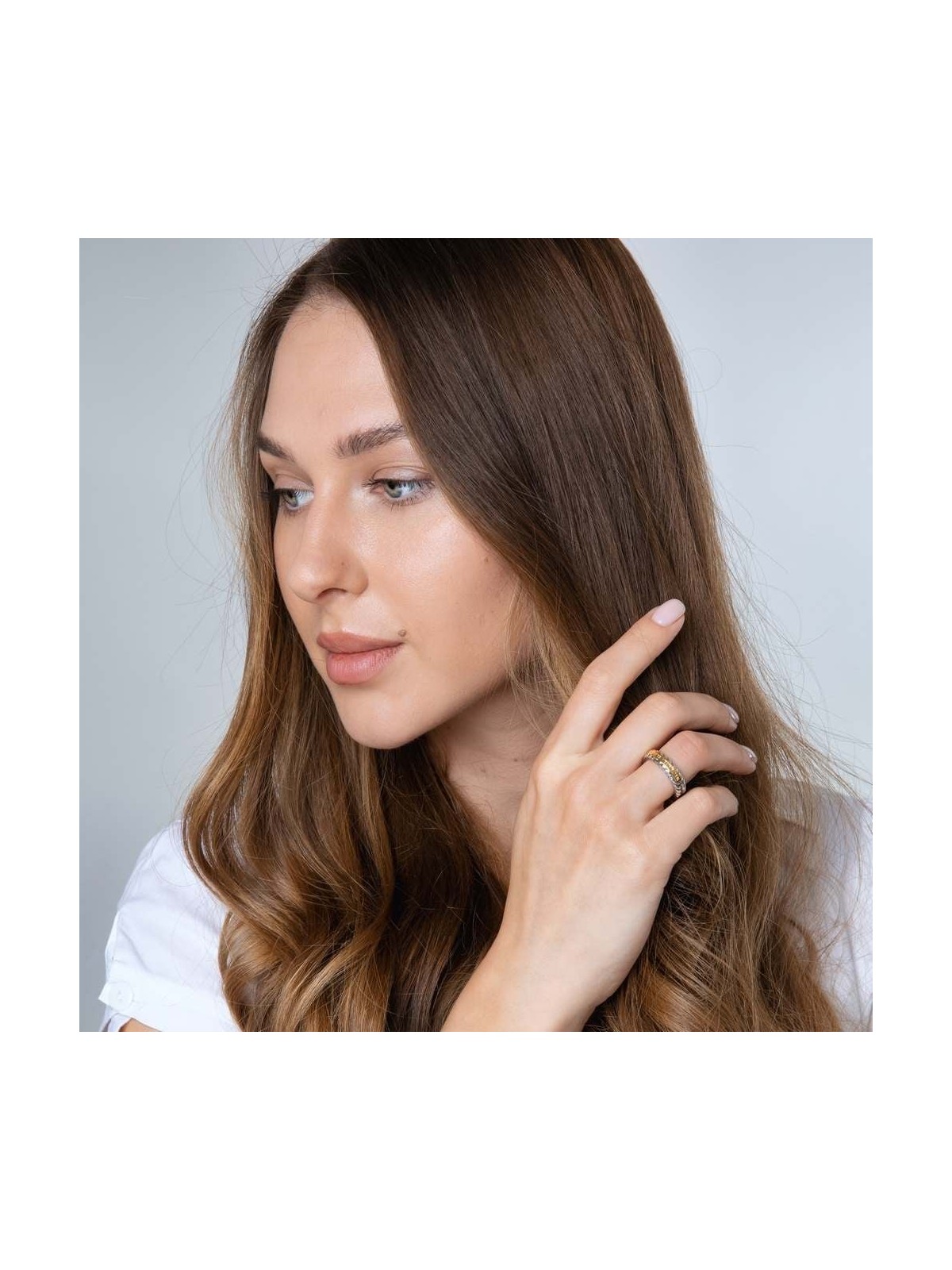 Ani Ledodi Sterling Silver Twisted Rope-Style Ring