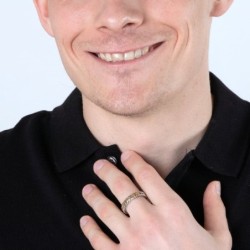 Ani Ledodi Sterling Silver Twisted Rope-Style Ring