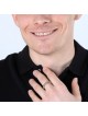 Ani Ledodi Sterling Silver Twisted Rope-Style Ring