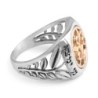 Woman of Valor: Gold and Silver Pomegranates Ring - Proverbs 31:10