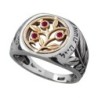 Woman of Valor: Gold and Silver Pomegranates Ring - Proverbs 31:10