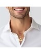 14K Gold Interconnecting Star of David Pendant Necklace - Yellow or Wh