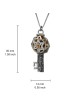 5 Metals Tikkun Chava Key Kabbalah Necklace (Eve's Tikkun)
