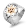 Silver and Gold Five Metals Tikkun Chava Kabbalah Ring - Traveler's Pr