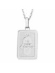 Unisex 14K Gold Hamsa Pendant with Traveler's Prayer