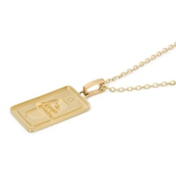 Unisex 14K Gold Hamsa Pendant with Traveler's Prayer