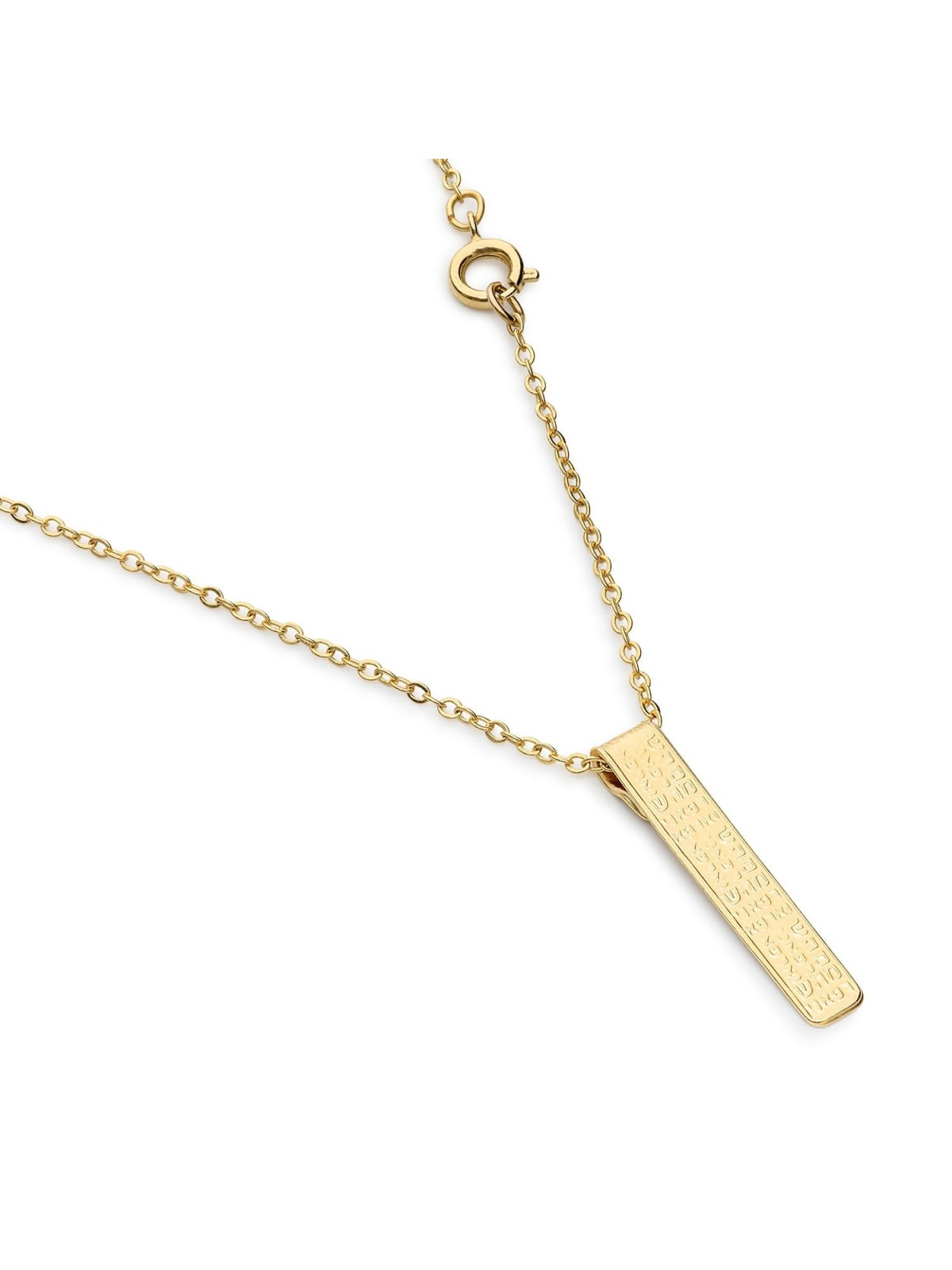 Women's Kabbalah Holy Names Necklace with Healing Prayer - Sterling Si