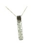Women's Kabbalah Holy Names Necklace with Healing Prayer - Sterling Si